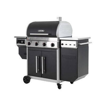 Lifetime Smoker Grill Combo – Multi-Function Outdoor BBQ Smoker and Grill