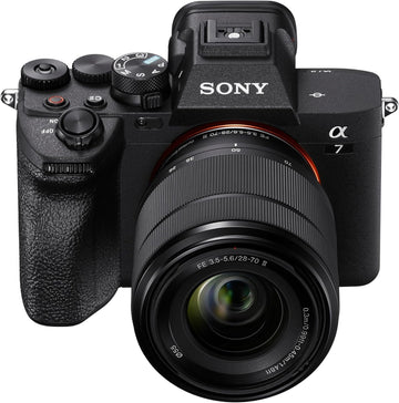 Sony Alpha 7 IV Full-Frame Mirrorless Interchangeable Lens Camera with 2026 28-70mm Zoom Lens Kit, Black | Includes Fe 28-70mm F/3.5-5.6 Oss Ii Lens, 33MP Exmor R Sensor, Bionz Xr, 4K Up to 60p, 759-Point Af, Vari-Angle LCD, Black