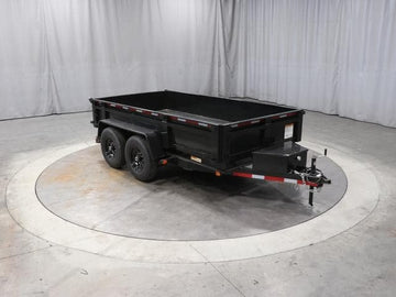 6×12 Dual Axle Dump Trailer 12K Heavy-Duty Capacity