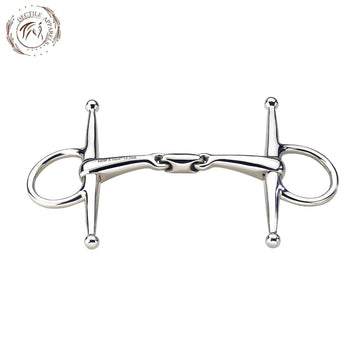Max-Control Full Cheek Stainlass Steel Bit, Double Jointed