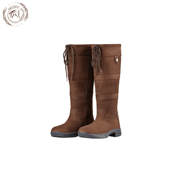 Brown Leather Long Boots