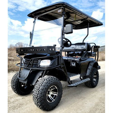 Brand New 48v Electric Golf Cart Lifted &amp; Loaded eMACHINE – Black