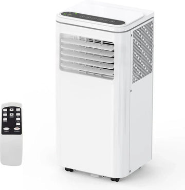 3-in-1 Portable AC 450 Sq.Ft 4-Way Swing Remote LCD Timer Window Kit